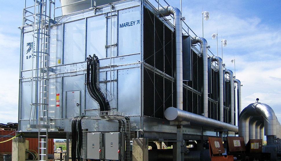 FM Approved multi-cell Marley® cooling tower from SPX Cooling Technologies, Inc.
